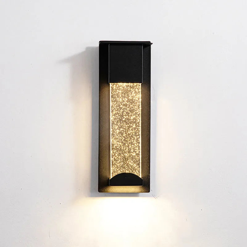 Outdoor Wall Sconce, Beryn Style, Motion-Sensor Or Steady LED Light