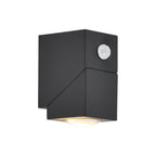 Applique murale en aluminium avec détecteur de mouvement, LED COB, usage extérieur