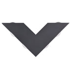 Washer-Style Aluminum Wall Light, V-Shaped Warm LED Beam, IP65 Rated