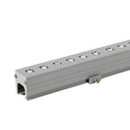 Unitey lineær LED-vægvasker, børstet aluminium, lavspænding
