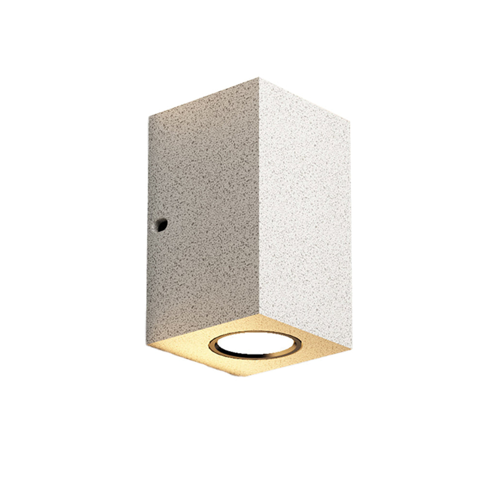 Steadfast Terrazzo Aluminium Udendørs Væglampe, Op-Ned LED Væglampe