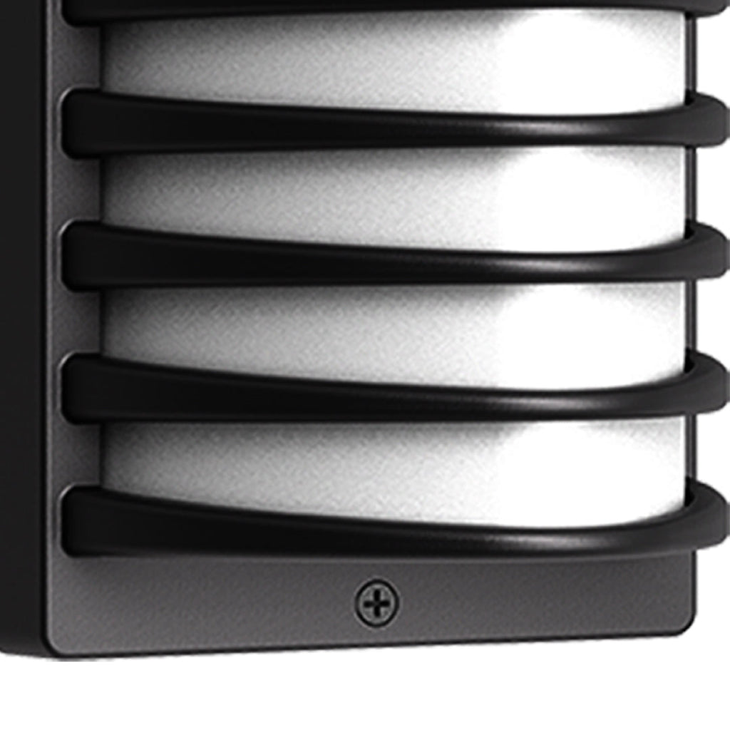 Laurce Nordic LED udendørs væglampe, sort aluminium, OSRAM-chip