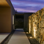 LED aluminium jordspot, minimalistisk uplighting-design