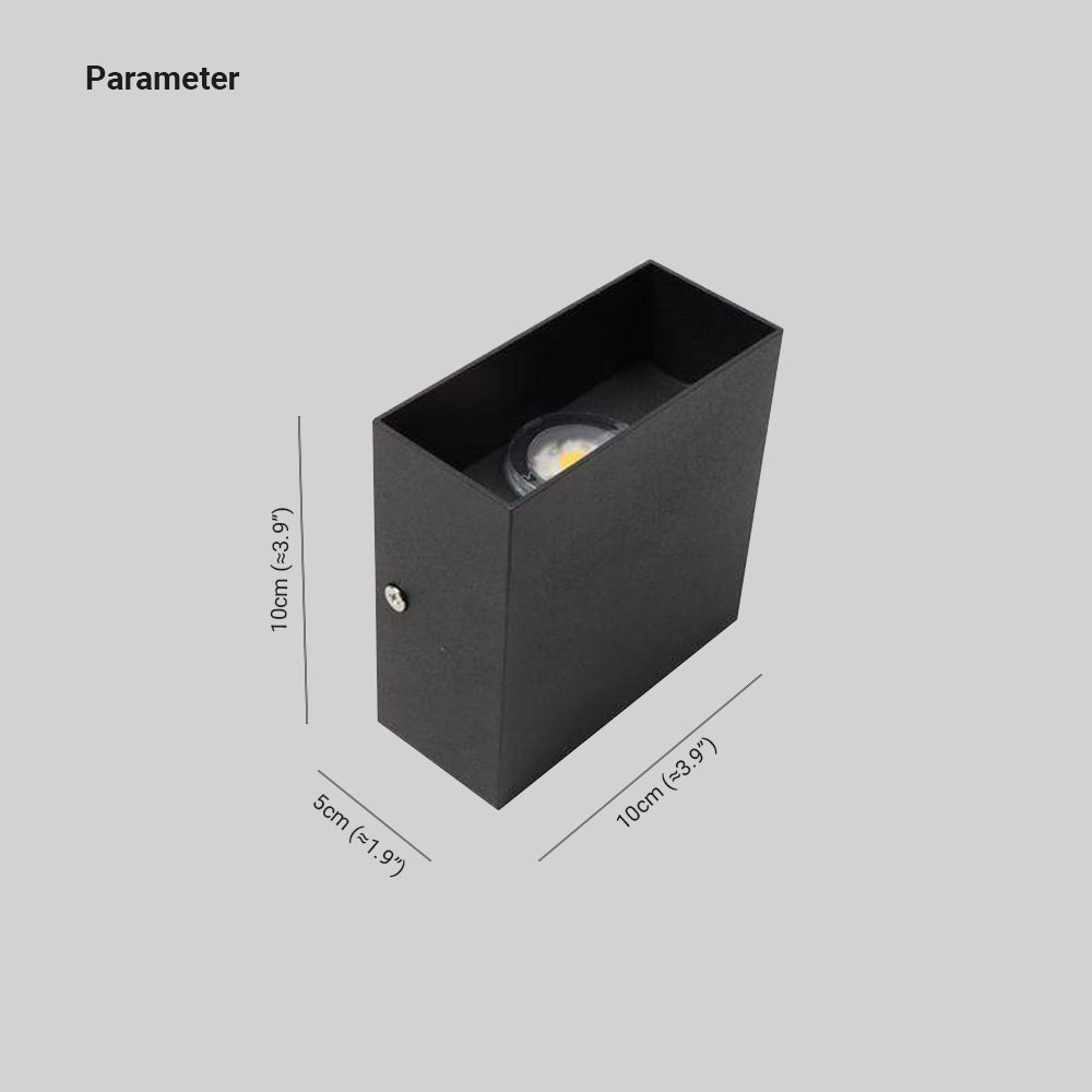Adjustable Outdoor Wall Light, Weatherproof Metal Sconce