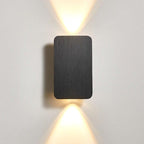 Aplique de Parede, Design Retangular em Vidro, Estilo Nórdico Minimalista