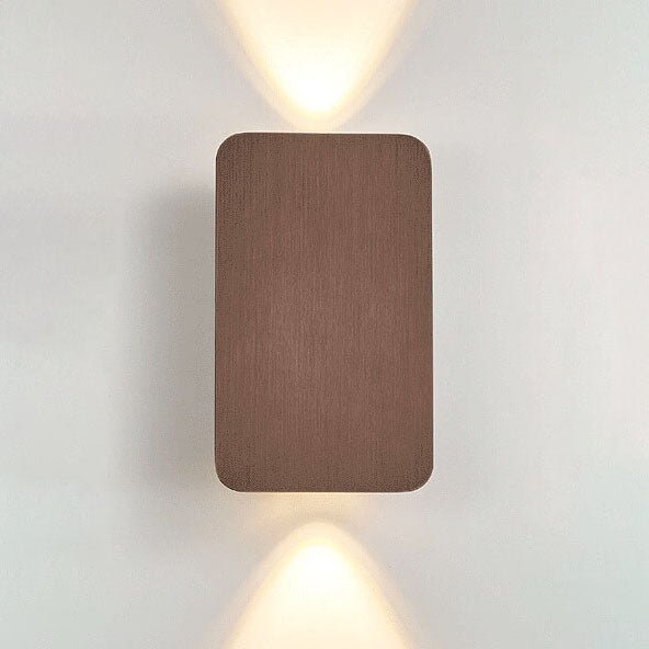 Aplique de Parede, Design Retangular em Vidro, Estilo Nórdico Minimalista