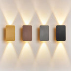 Aplique de Parede, Design Retangular em Vidro, Estilo Nórdico Minimalista