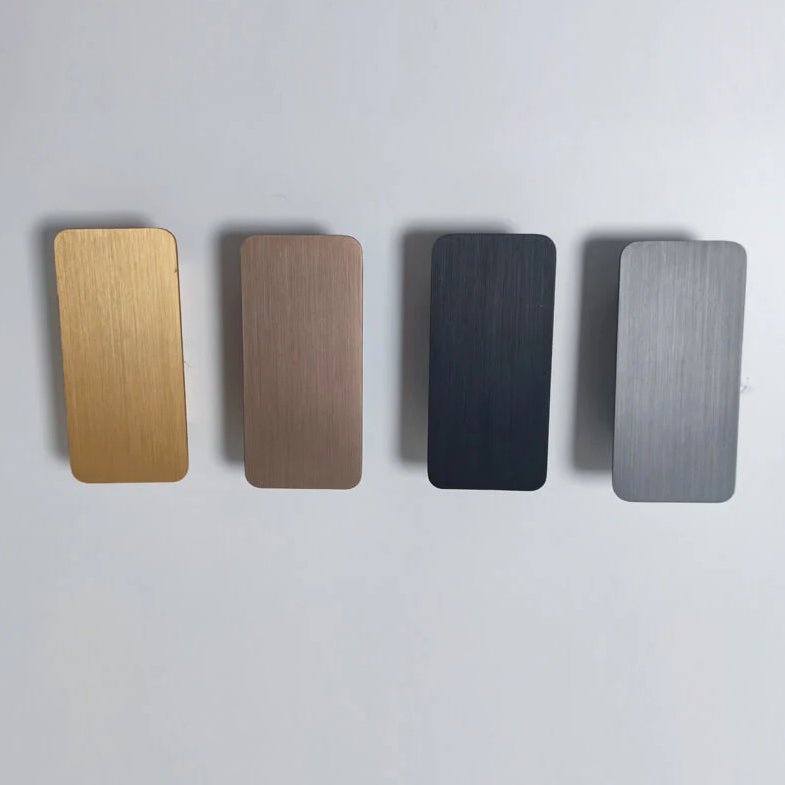Aplique de Parede, Design Retangular em Vidro, Estilo Nórdico Minimalista