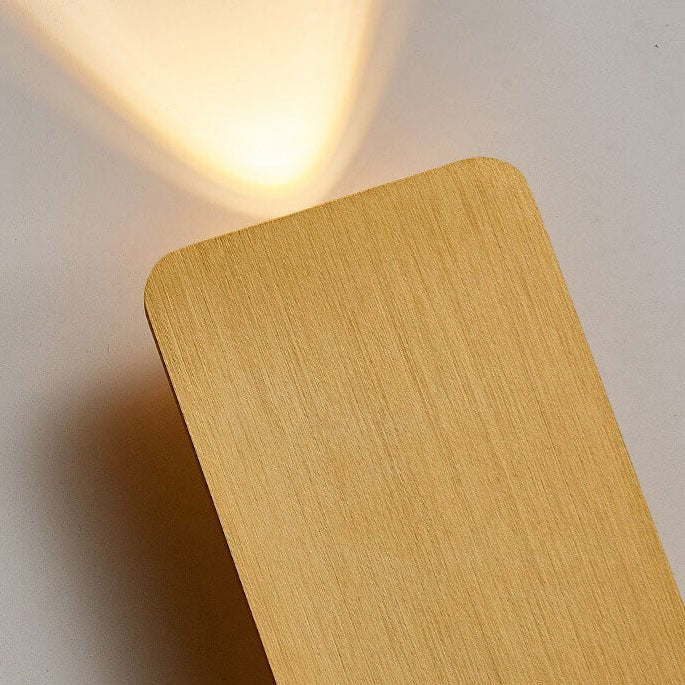 Aplique de Parede, Design Retangular em Vidro, Estilo Nórdico Minimalista