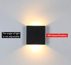 Adjustable Outdoor Wall Light, Weatherproof Metal Sconce