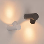 Arandela de Parede Metálica Cilíndrica Ray, Luz LED para Interior e Exterior