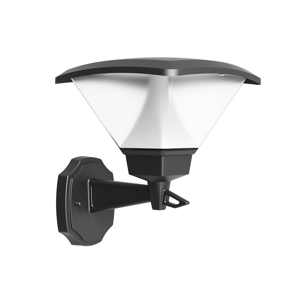 Norri Black Aluminum LED Outdoor Wall Sconce With Cone Shade