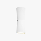 Laxor Torch-Shaped LED Wall Light, Waterproof Metal Design, Black/White