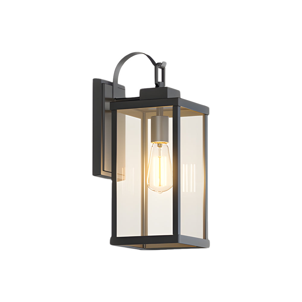 Gardener Wall Sconce For Outdoors, American Minimalist Style, Black Aluminum