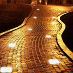 Maglene Solar Ice Cube Step Lights, Colorful Crystal-Glass Design