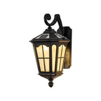 Arandela Exterior, Renee Retro em Alumínio e Vidro com LED Quente