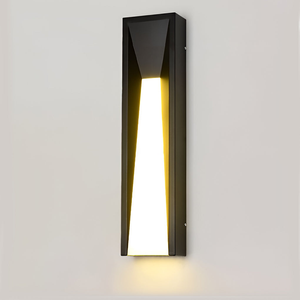 Arandela de Parede Exterior Vera em Aço Inoxidável com Luz LED Quente
