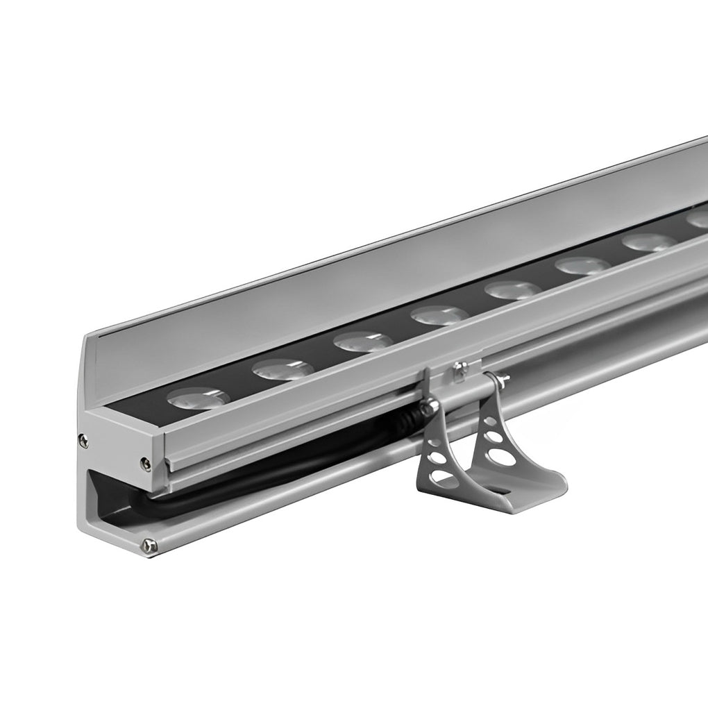 LED-vægvasker uplight, Tiffany-gråt aluminiums landskabsvæglampe