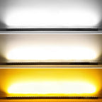 Unitey lineær LED-vægvasker, børstet aluminium, lavspænding