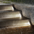 Triangle Solar Step Lights, Automatic Wire-Free Outdoor Lamps