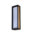 Lampe murale extérieure Quest noire et or, aluminium poli, design IP65  