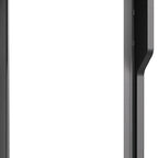 Applique murale LED Stan, aluminium noir flash carré pour l’extérieur  