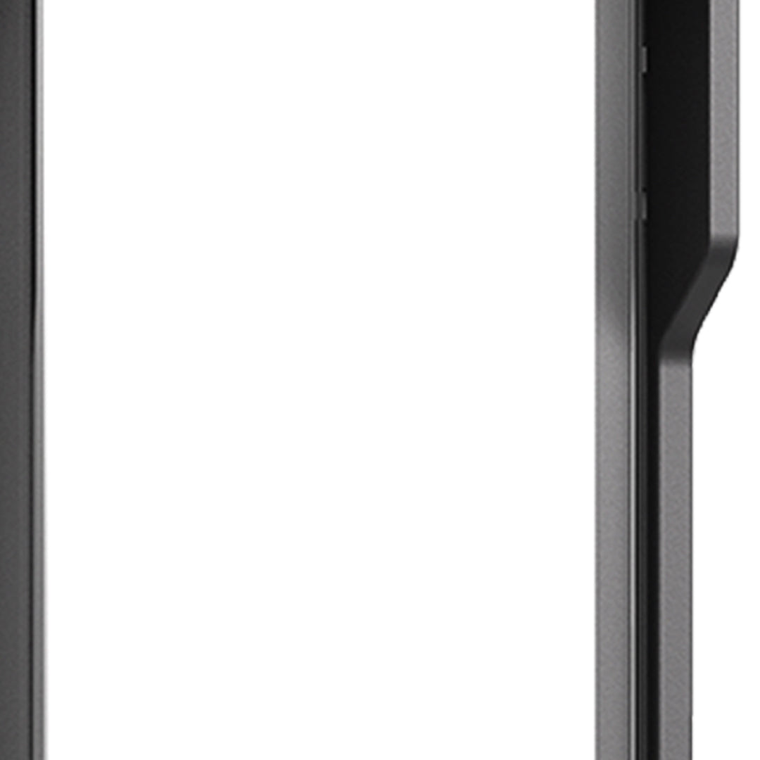 Applique murale LED Stan, aluminium noir flash carré pour l’extérieur  