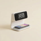 3-in-1 Night Light, Digital Alarm Clock & Wireless Charging Pad