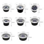 Graham Solar-Powered Aluminum Well Light for Outdoor Pathways