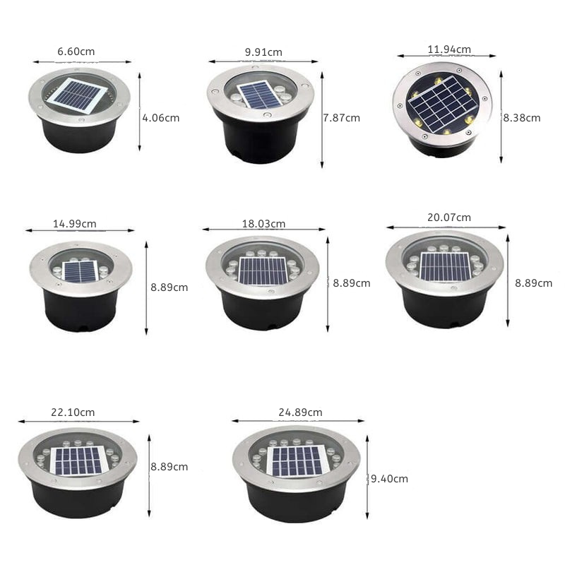Graham Solar-Powered Aluminum Well Light for Outdoor Pathways