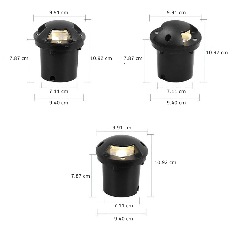 Dimension drawing showing 9.91 cm across the cap, 10.92 cm total height and a 9.40 cm body.