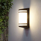 Laurce Nordic LED udendørs væglampe, sort aluminium, OSRAM-chip