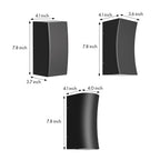 Mararet Up-Down LED Outdoor Wall Light, Black Aluminum, IP65 Rated