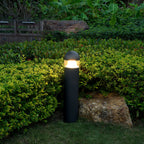 Udendørs aluminiums pullertlampe, 31-tommer nordisk stolpe med varm LED