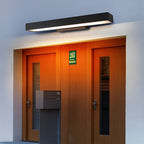 Applique murale en acier inoxydable avec capteur de mouvement optionnel, luminaire LED extérieur  