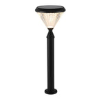 Luz de Parede Solar Redonda Odette com LED, Abajur de Alumínio Riscado