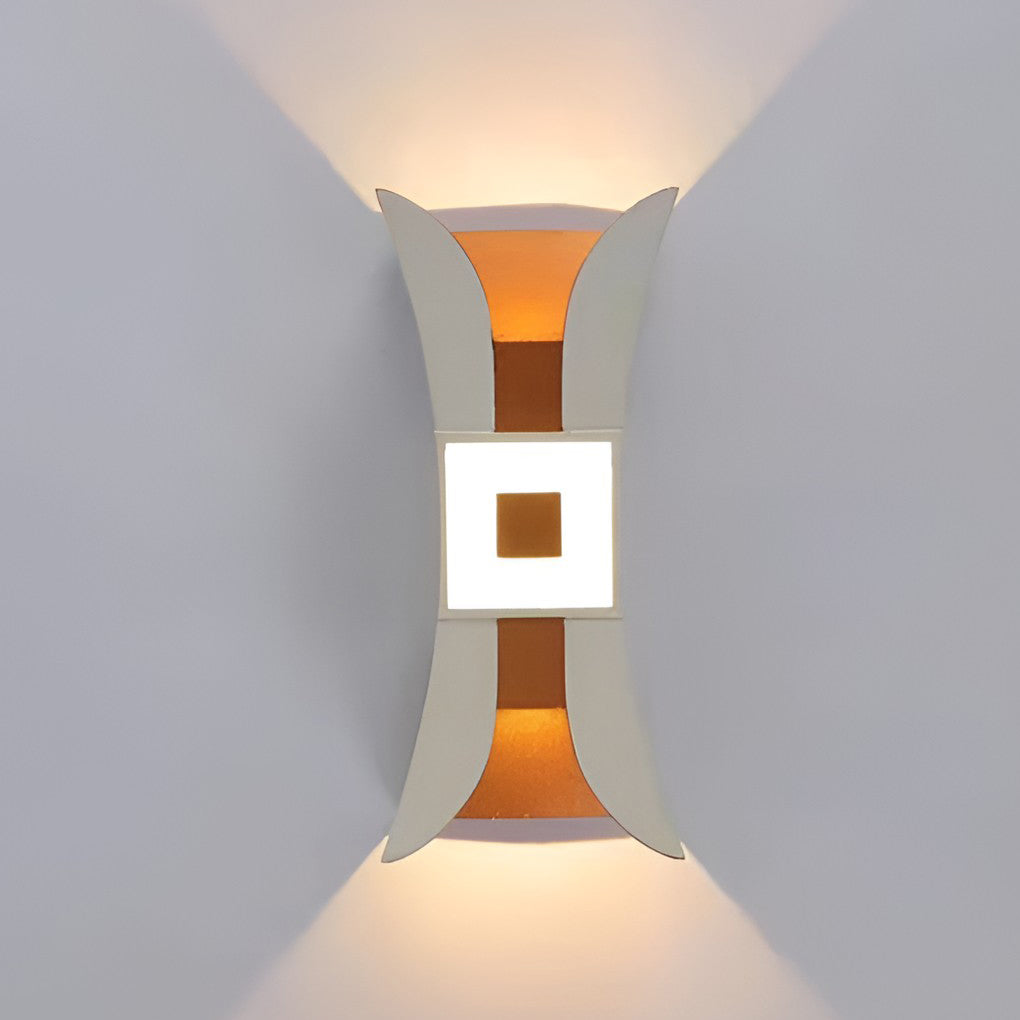 Vægvaskerlampe i støbt aluminium, vejrbestandigt LED-design