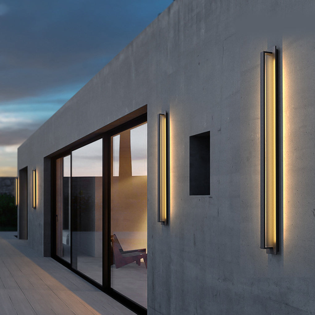 Retro industriel udendørs væglampe i aluminium, IP65 LED-væglampe