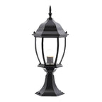 Solar Outdoor Post Light, Vintage Aluminum Fence Lighting With LED