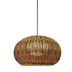 Woven Rattan Wall Lamp For Outdoor Spaces With Lantern-Style Shade
