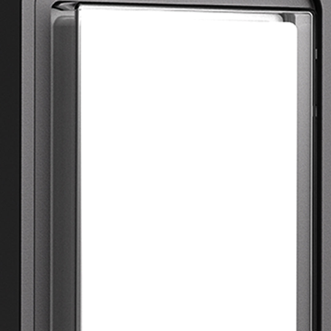 Applique murale LED Stan, aluminium noir flash carré pour l’extérieur  