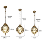 Outdoor Chandelier With Retro Ball Shades, Aluminum And Glass Build