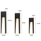 Arandela de Parede Exterior Vera em Aço Inoxidável com Luz LED Quente