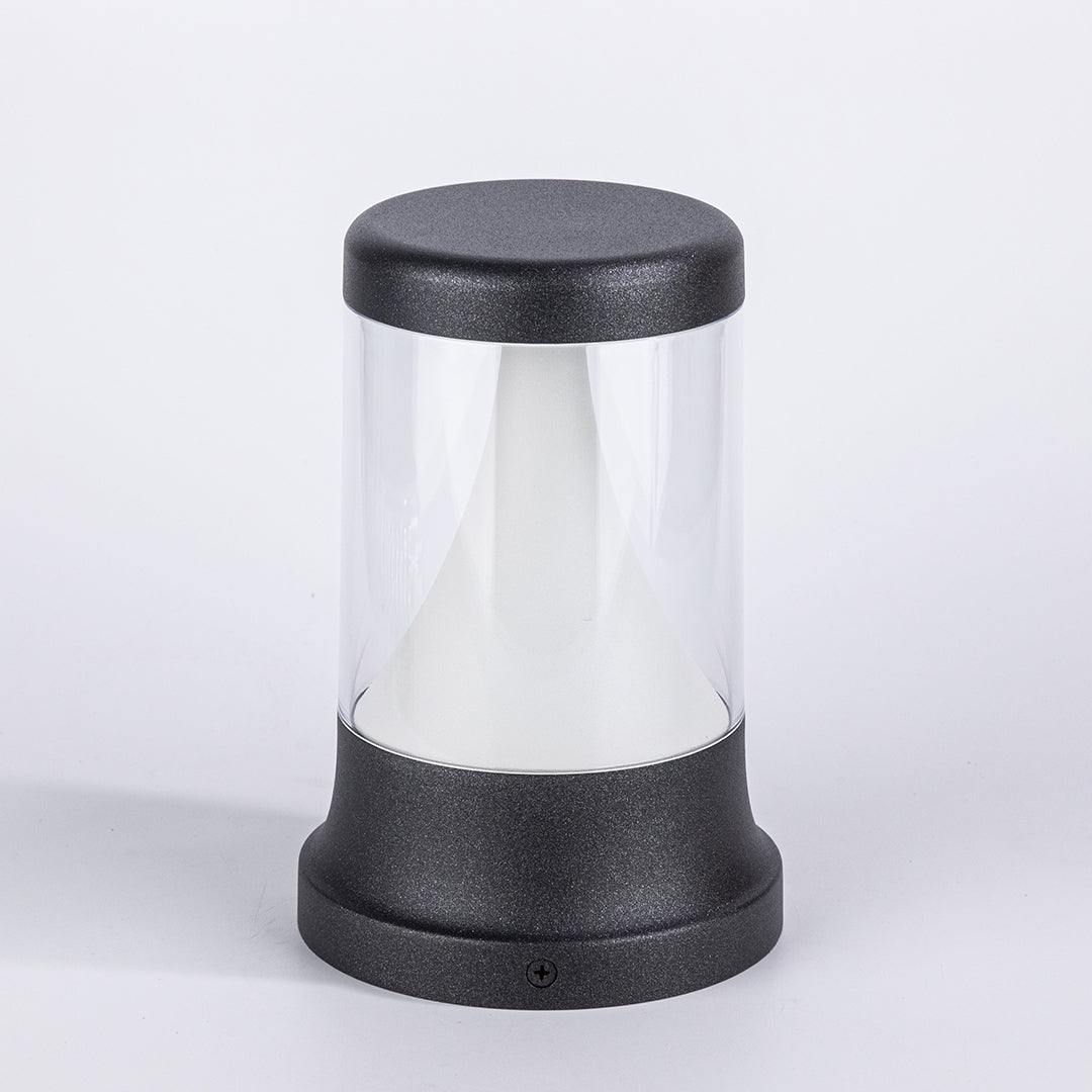 Lunan Aluminum Garden Stake Light, Scandinavian LED Bollard Design