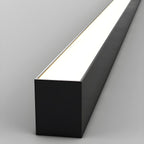 Loftlampe, lineær LED-stribe, 48-tommer indbygget, akryl diffuser