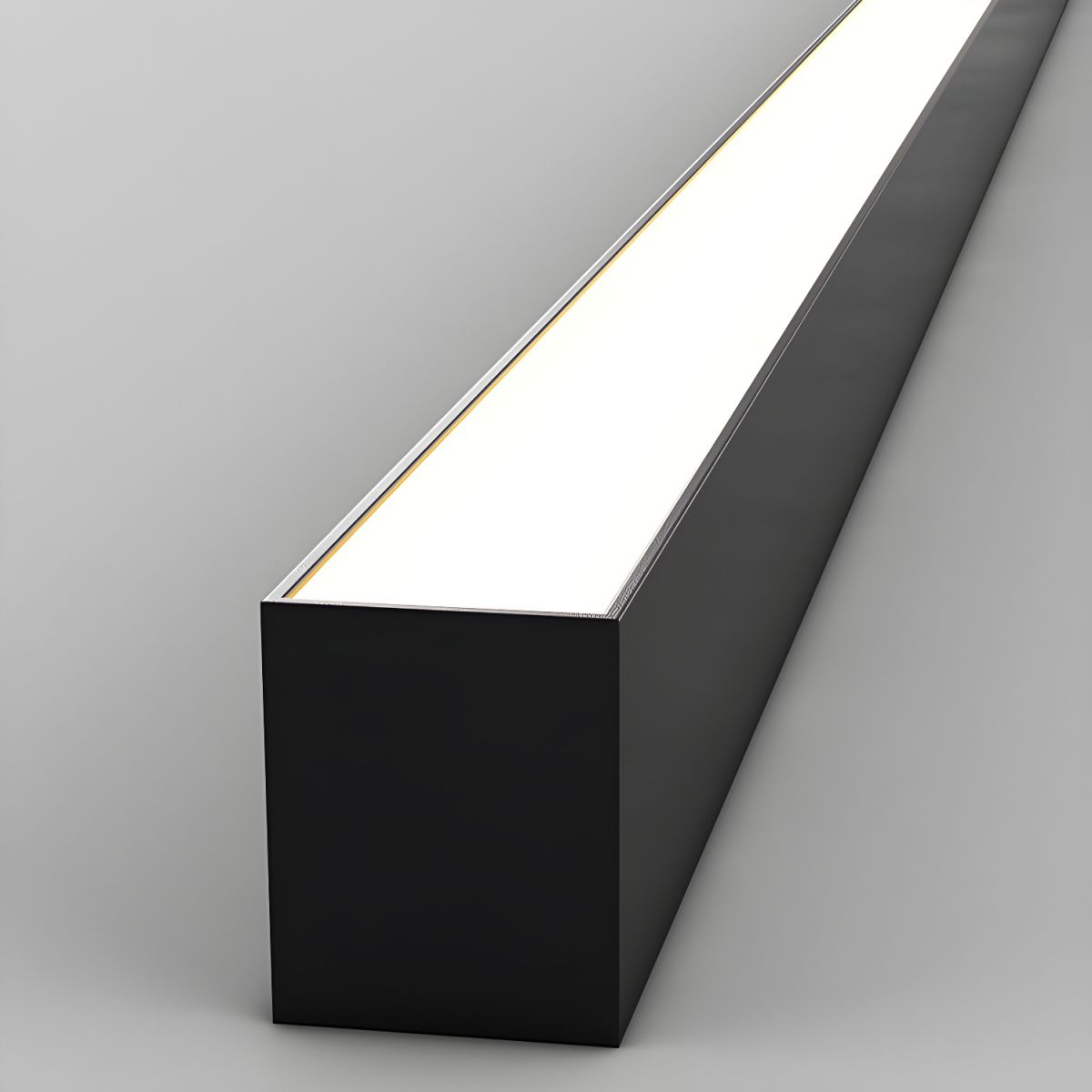 Loftlampe, lineær LED-stribe, 48-tommer indbygget, akryl diffuser