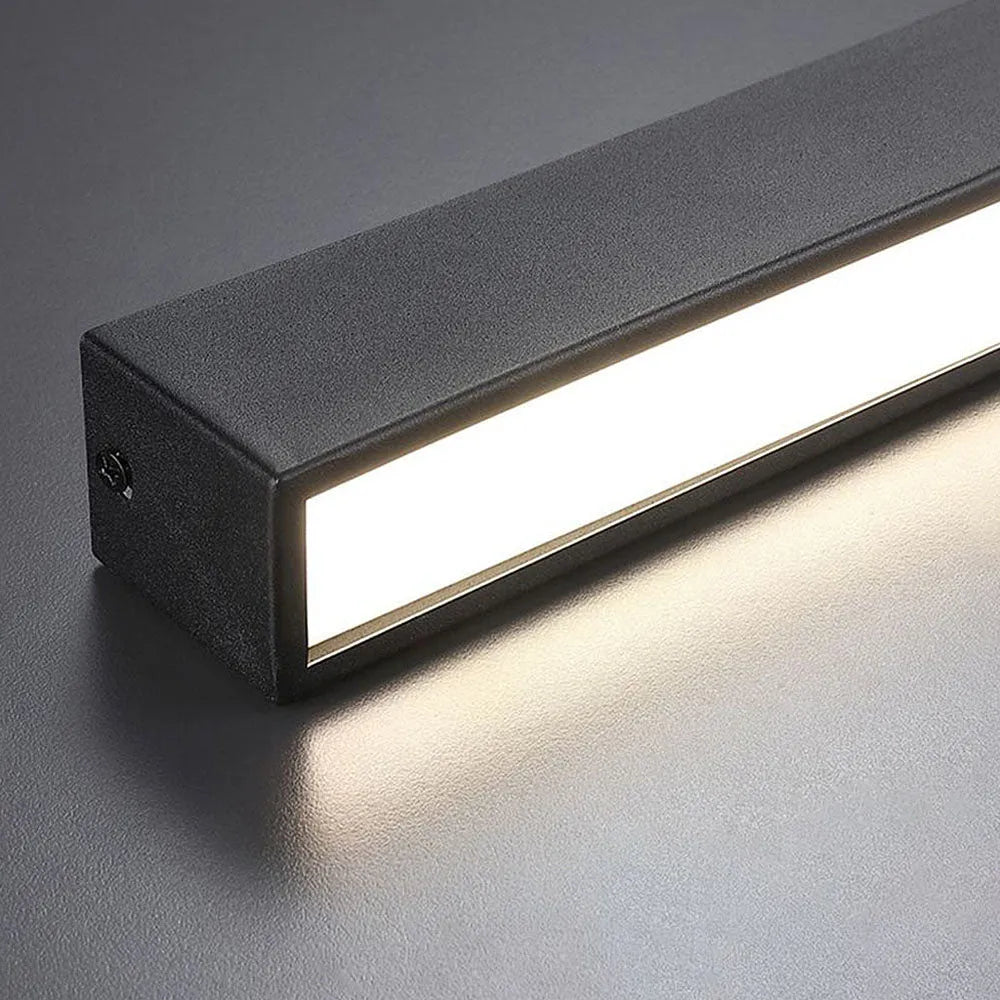 Loftlampe, lineær LED-stribe, 48-tommer indbygget, akryl diffuser
