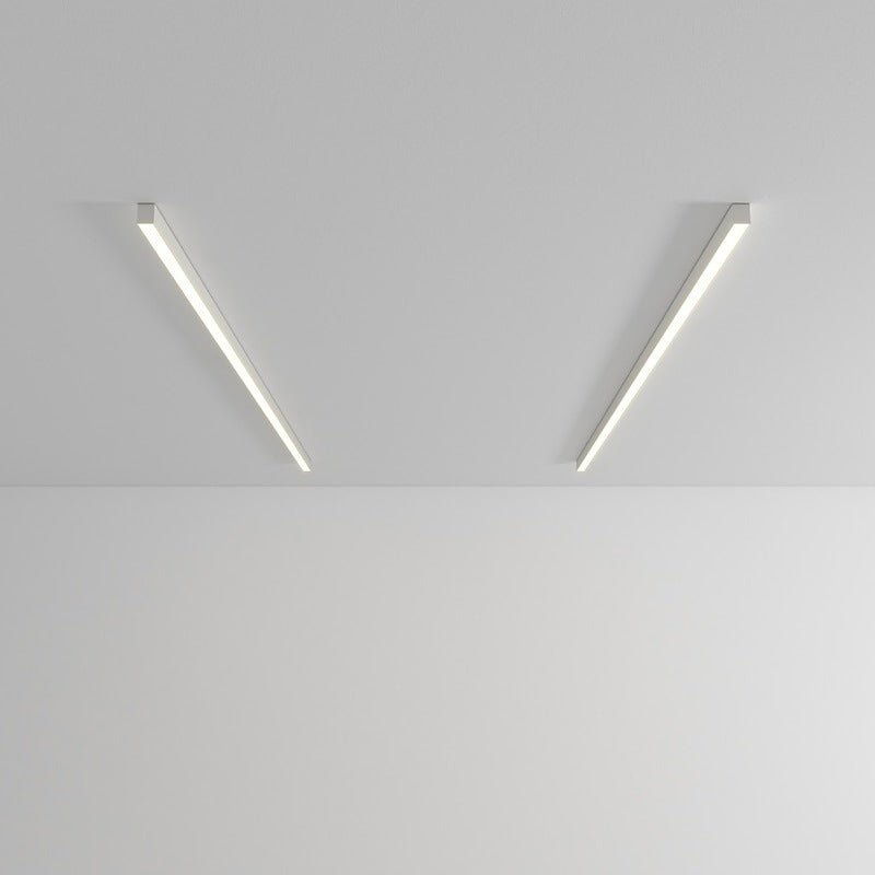 Loftlampe, lineær LED-stribe, 48-tommer indbygget, akryl diffuser