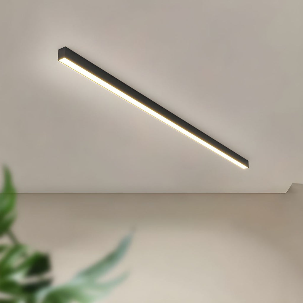 Loftlampe, lineær LED-stribe, 48-tommer indbygget, akryl diffuser