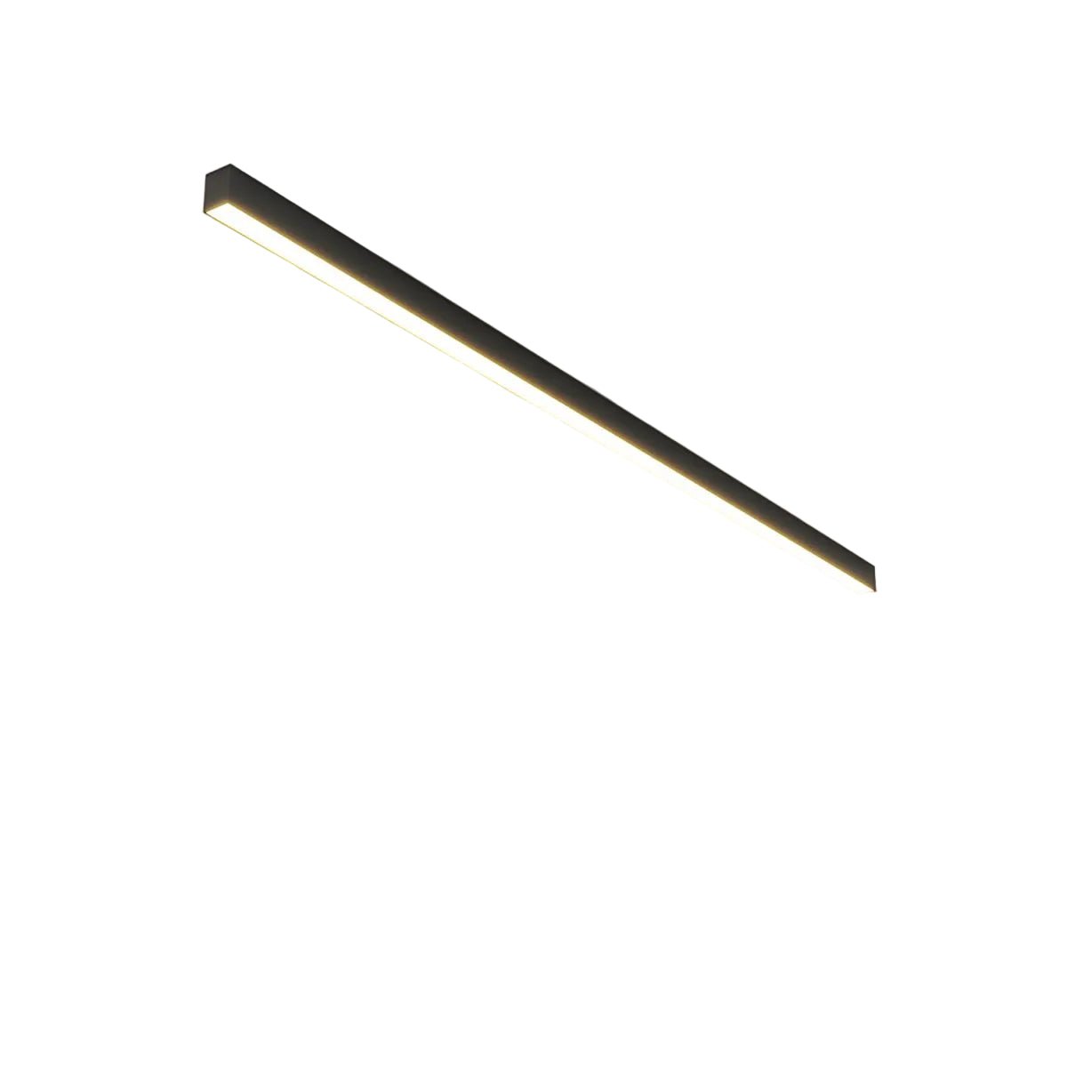 Loftlampe, lineær LED-stribe, 48-tommer indbygget, akryl diffuser